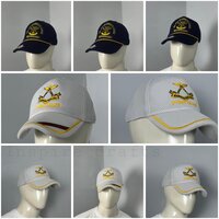 Army & School Caps - Embroidered Airmesh Material, Unisex Fit | Customized Design, Functional For Casual Wear And Outdoor Activities
