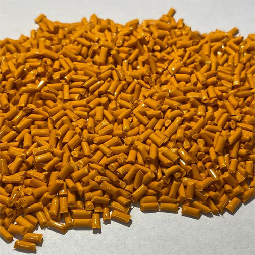 PC Orange Opaque Granules - Industrial Grade Material, Various Weights Available | Impact & Abrasion Resistant, UV Stable for Outdoor Use