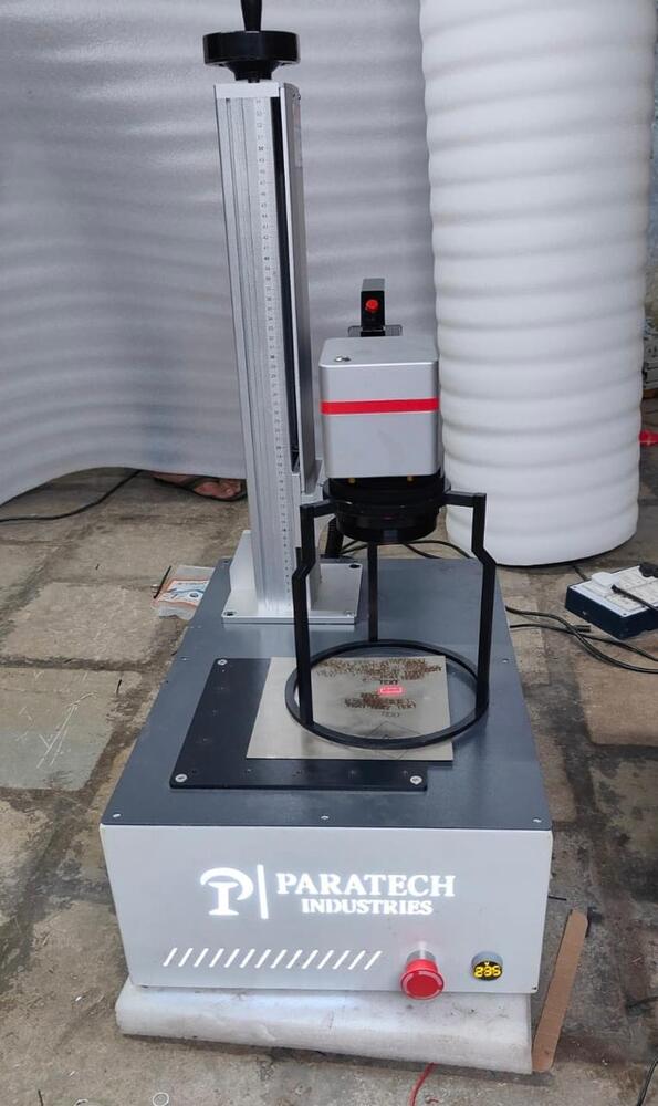 Hand Held Type Fiber Laser Marking Machine - Color: White
