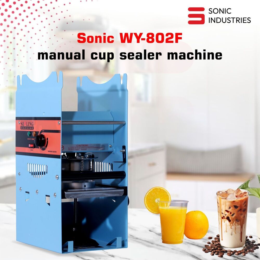 Sonic Industries Plastic Cup Sealer Manual Plastic Cup Sealer Cup Sealing