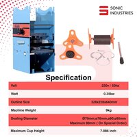 Sonic Industries Plastic Cup Sealer Manual Plastic Cup Sealer Cup Sealing