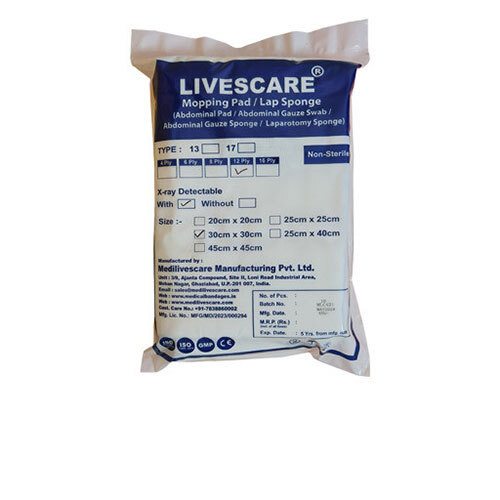 Lap Sponge By Medilivescare Manufacturing Private Limited