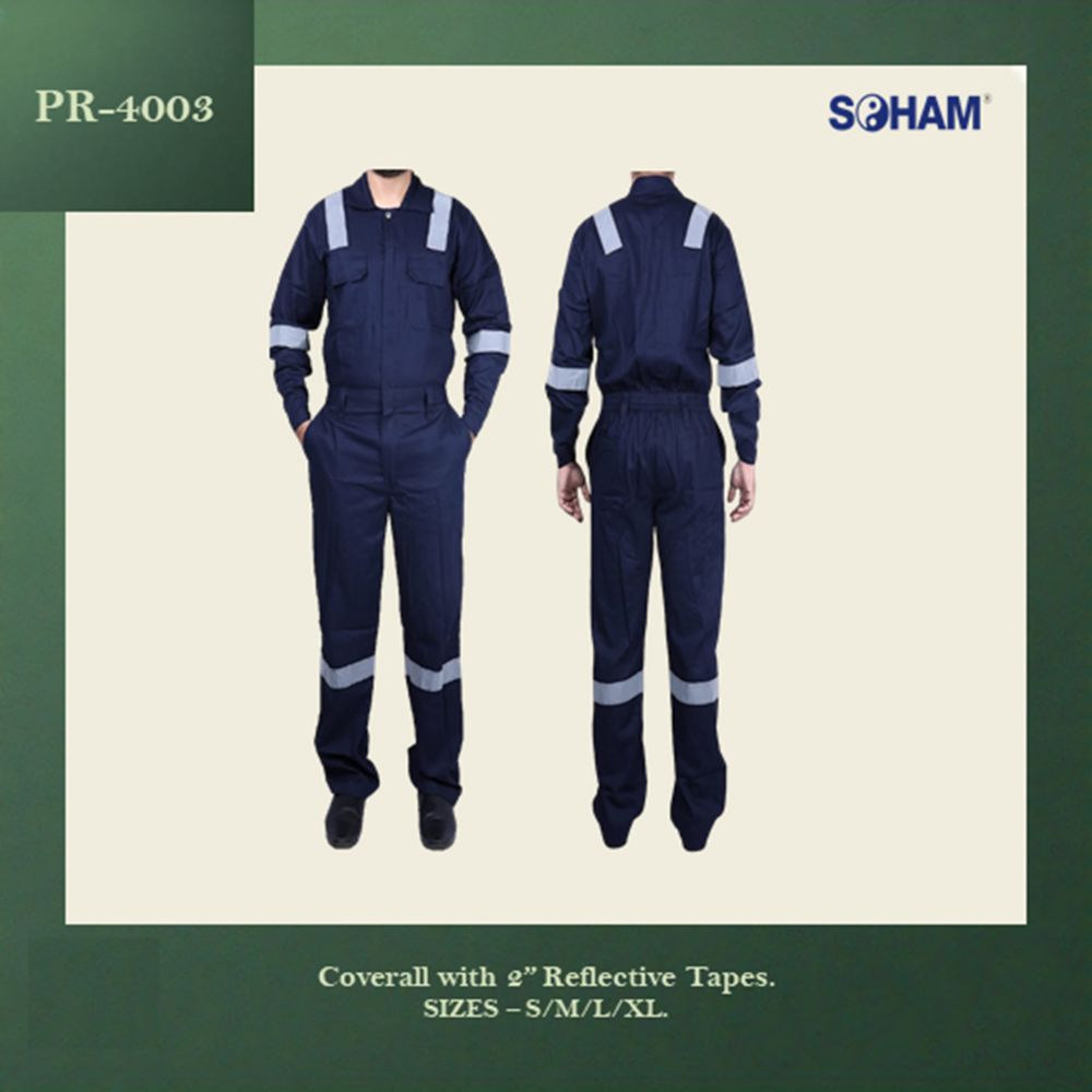 Industrial Reflective Safety Workwear With Neon Tape - Color: Different Available