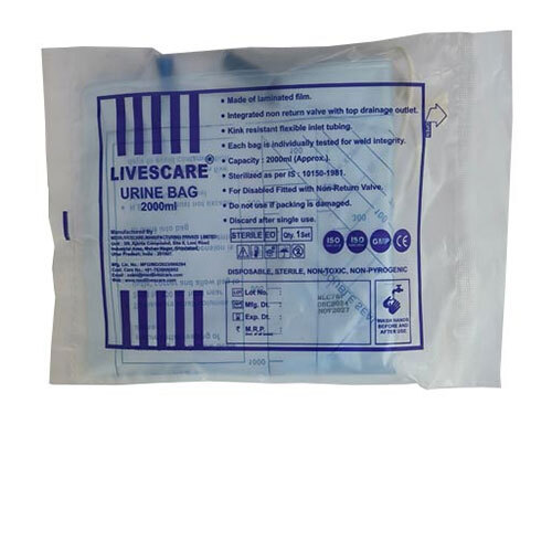 Urine Collecting Bag - New, Portable Design, White Color For Clinical/hospital Use