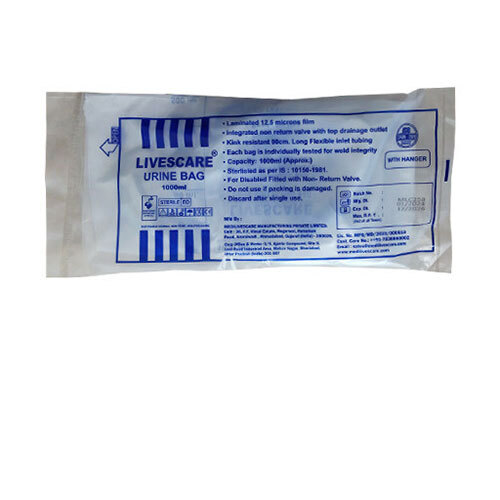 Urine Collecting Bag - New, Portable Design, White Color For Clinical/hospital Use