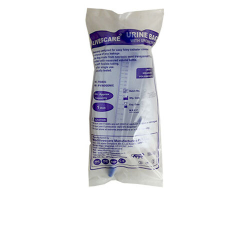 Urometer Urine Bag - Transparent, Portable Design | New For Clinical And Hospital Use