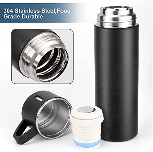 Vacuum Flask Set with 3 Cups