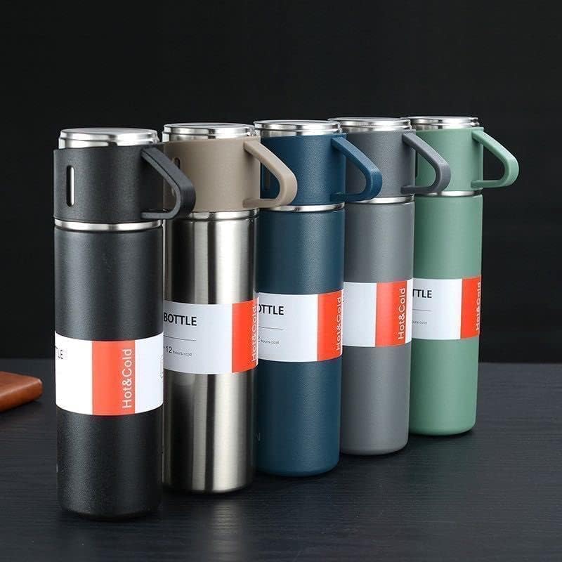 Vacuum Flask Set with 2 Cups