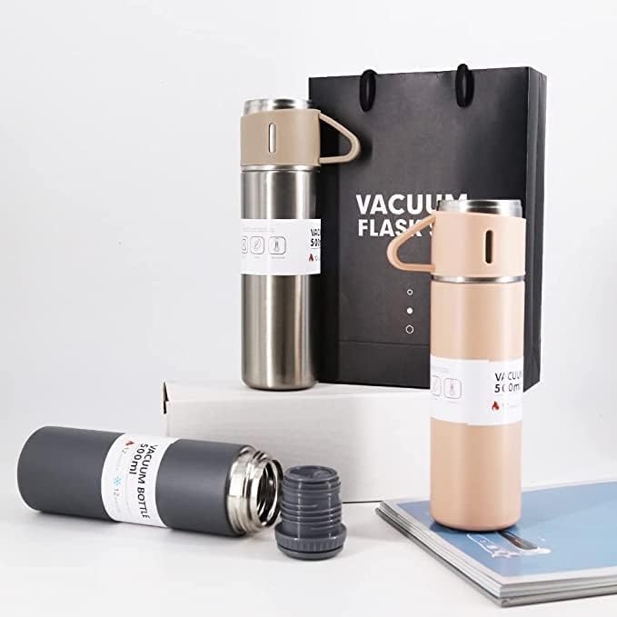 Vacuum Flask Set with 2 Cups