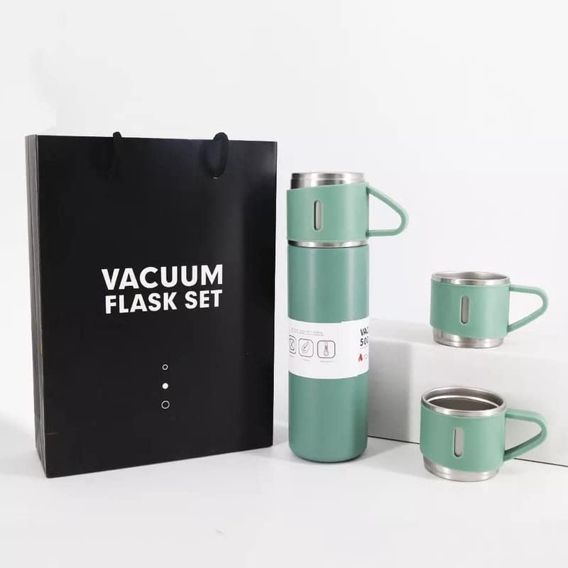Vacuum Flask Set with 2 Cups