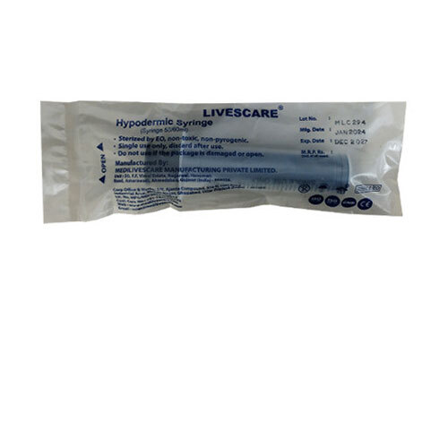 Hypodermic Disposable Syringes - Color: Transparent