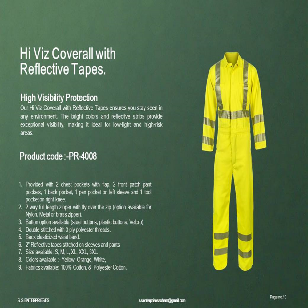 Safety Workwear With Neon Tape - Color: Different Available