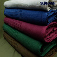 PR-1012-COTTON Leno Weave Thermal Blankets,