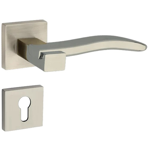 Vestal Zircon Lever On Rose Door Handle - Color: Silver