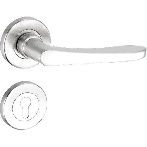 Aluminium Lever On Rose Door Handle