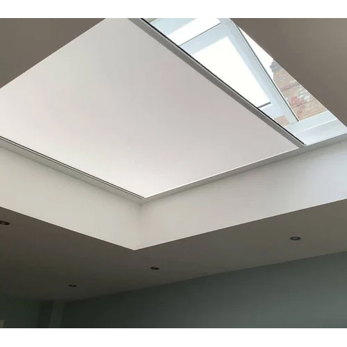 Motorized Skylight Shade - Color: White