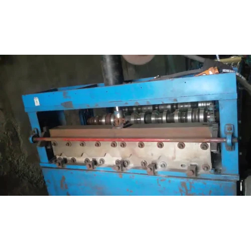 Commercial Heavy 100mm Automatic Sheet Roll Forming Machine - Color: Blue