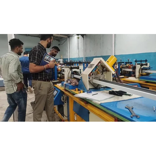 Metal Door Frame Roll Forming Machine - Automatic Grade: Semi-automatic