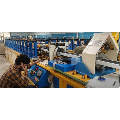 Metal Door Frame Roll Forming Machine - Automatic Grade: Semi-automatic