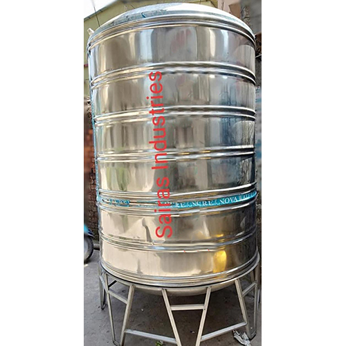 Ss 304 Water Storage Tank - Color: Silver