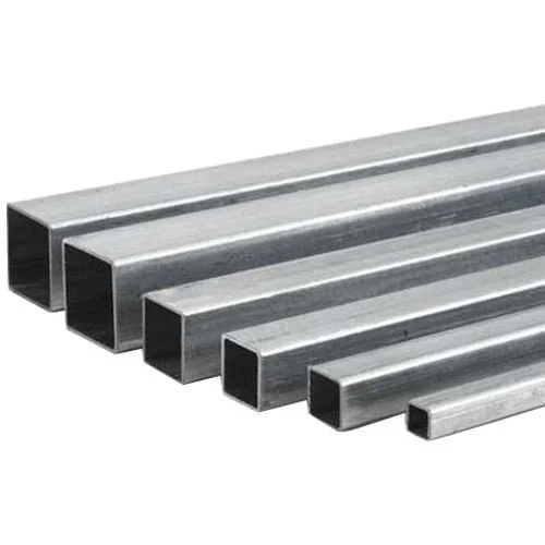 Mild Steel Square Pipe - EN8 Grade, 6 Meters Length, Galvanized Surface Treatment | Hot-Rolled, Versatile for All Sizes, Indoor & Outdoor Use