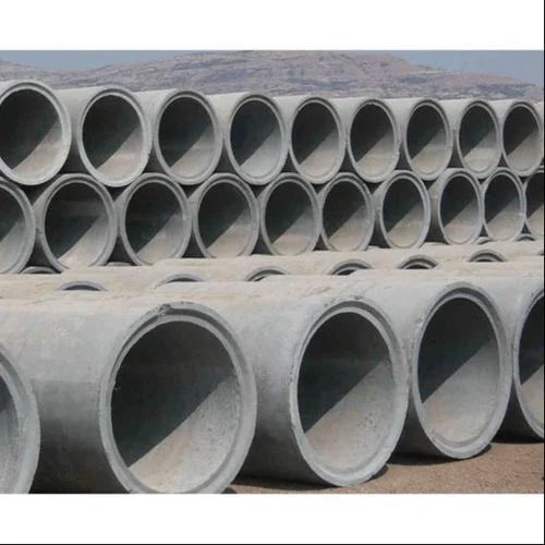 Round RCC Pipe - RCC Material, 300 Millimeter Diameter, Grey Color, 62 mm-130 mm Thickness | Durable, Reliable, Warranty Included
