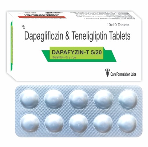 Dapagliflozin 5 mg Teneligliptin Hydrobromide  20 mg , tab