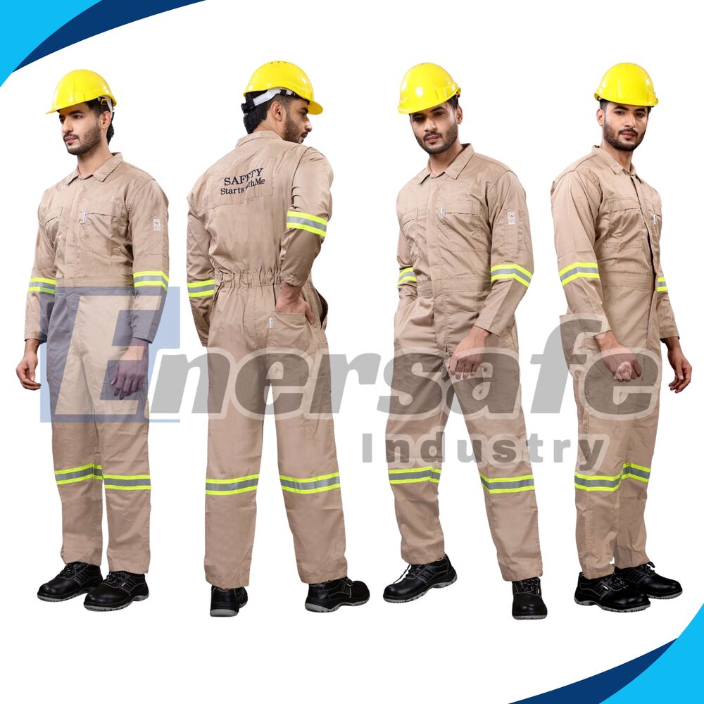 Fire Retardant Boiler Suit - Cotton Material, Unisex Design In Multiple Colors | Full Sleeves, Washable, Modern Style With Warranty