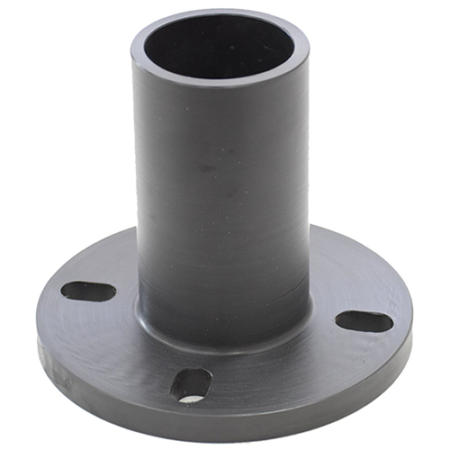 Hdpe Tail Pice With Flange - Color: Grey