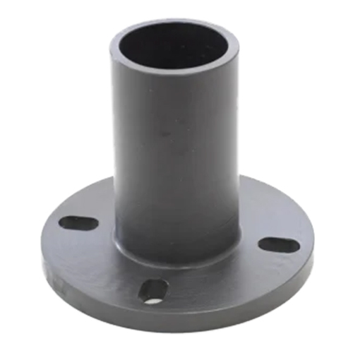 Hdpe Spigot Tail Piece With Flange - Color: Grey