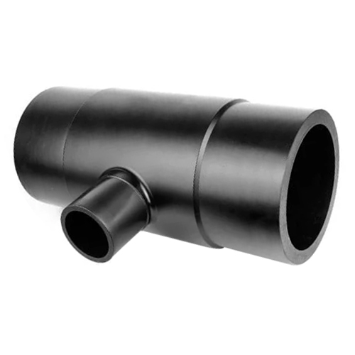 Hdpe Spigot Reducer Tee - Color: Black