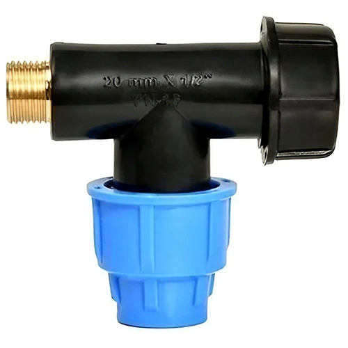 Plastic Ferrule With Brass Insert - Color: Black