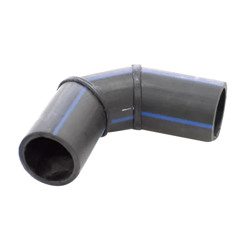 Hdpe Fabricated 90 Dig Elbow - Color: Black