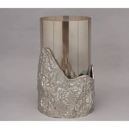 Birch Hurricane Candle Holder - Application: Home Decor