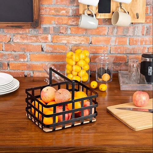Metal Fruit Basket By Daylight Handicrafts