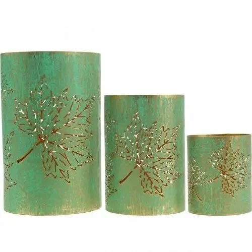 Decorative Votive Candle Holders - Color: Green