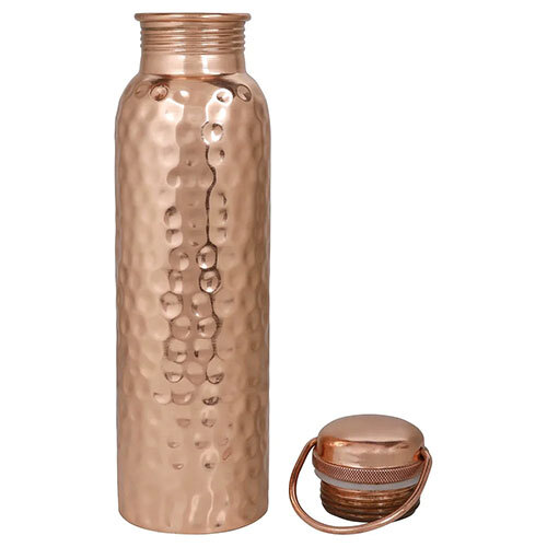 Hammered Copper Water Bottle