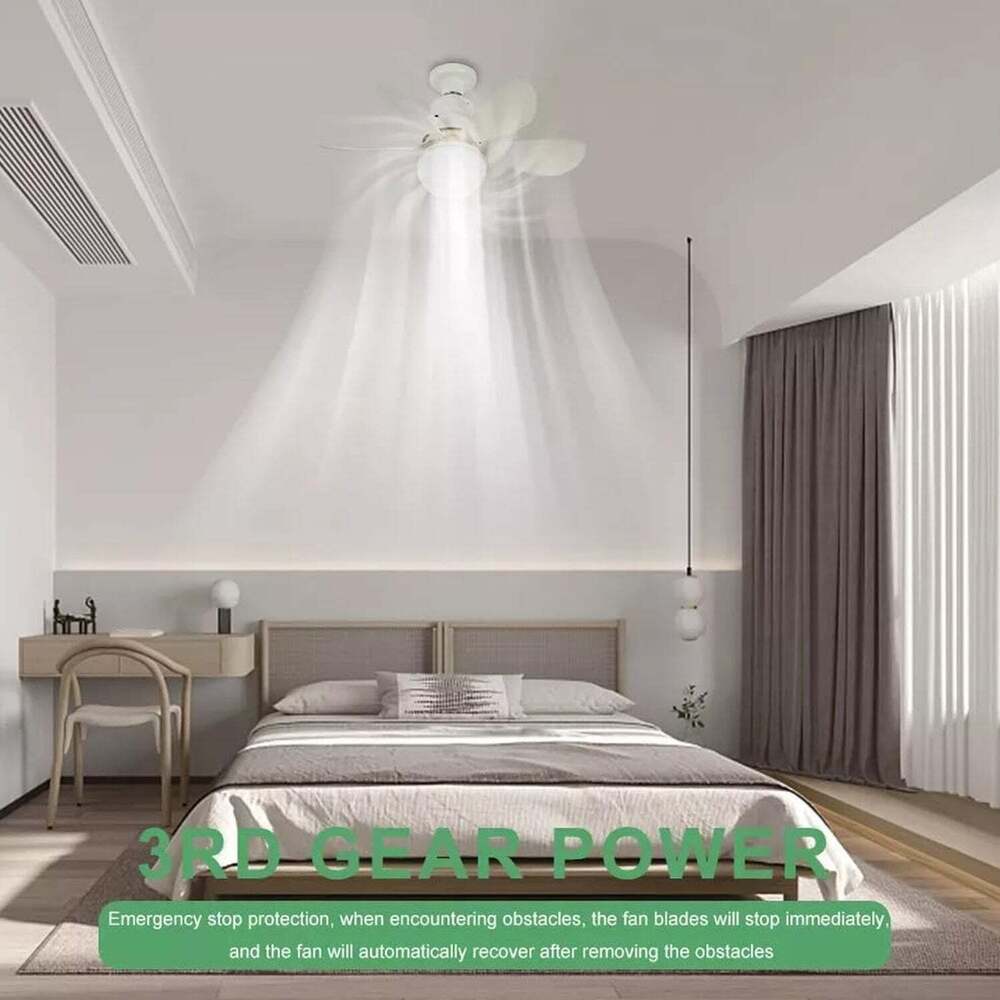 40W LED Ceiling Fans Remote Control