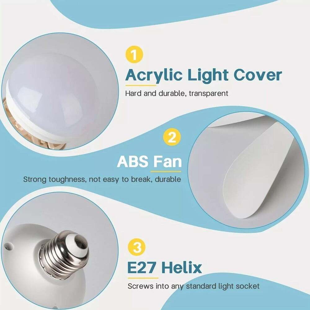 40W LED Ceiling Fans Remote Control