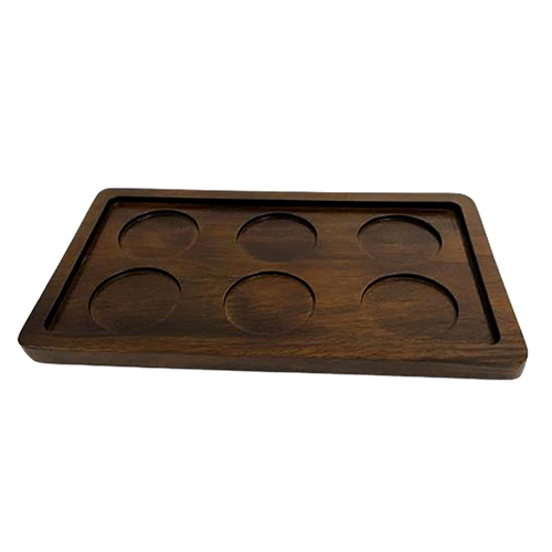 Ri21-01 6 Cups Tray - Color: Brown