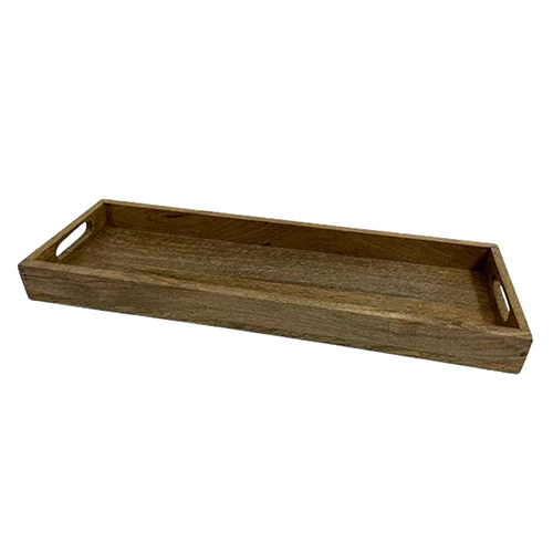 Ri21-03 Wooden Serving Tray - Color: Brown