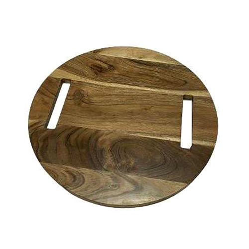 Ri21-243 Wooden Serving Platter - Color: Brown