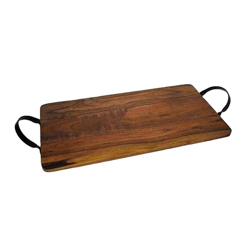 Ri21-244 Wooden Tray - Color: Brown