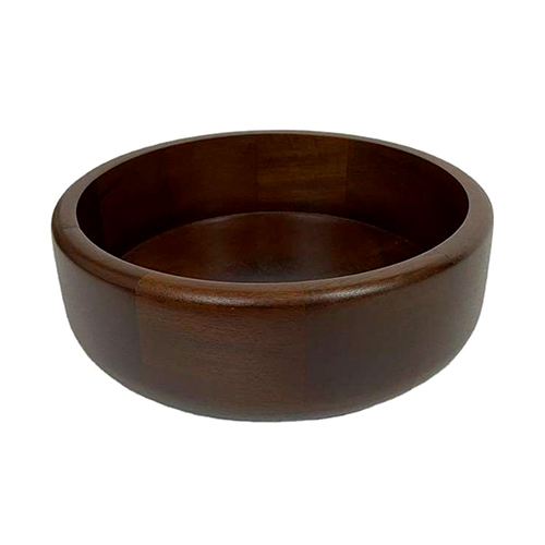 Ri21-15 Mango Wood Serving Bowl - Color: Brown