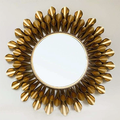 Ri21-201 Wall Mirror - Color: Brown