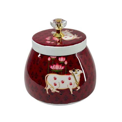 Rc0224 2 Inch Meena Finish Jar - Color: Red