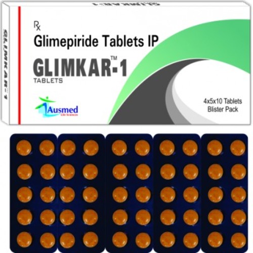 Glimepiride IP 1 mg tablet