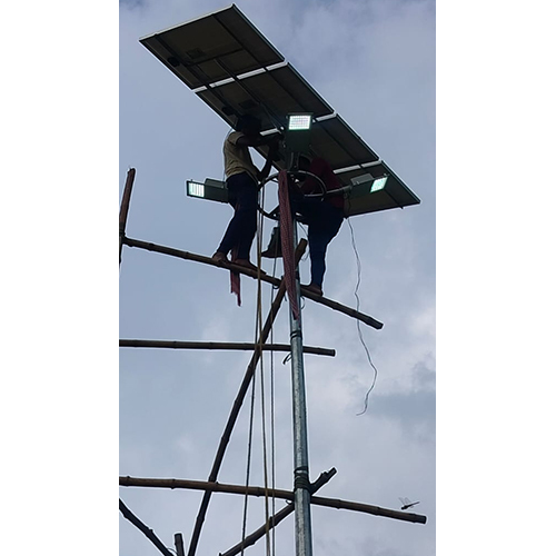 LED Pure White Solar High Mast