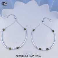 Silver Adjustable Fancy Payal
