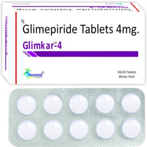 Glimpiride IP 4 mg tab